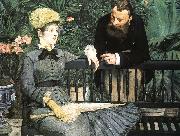 Edouard Manet In the Conservatory oil